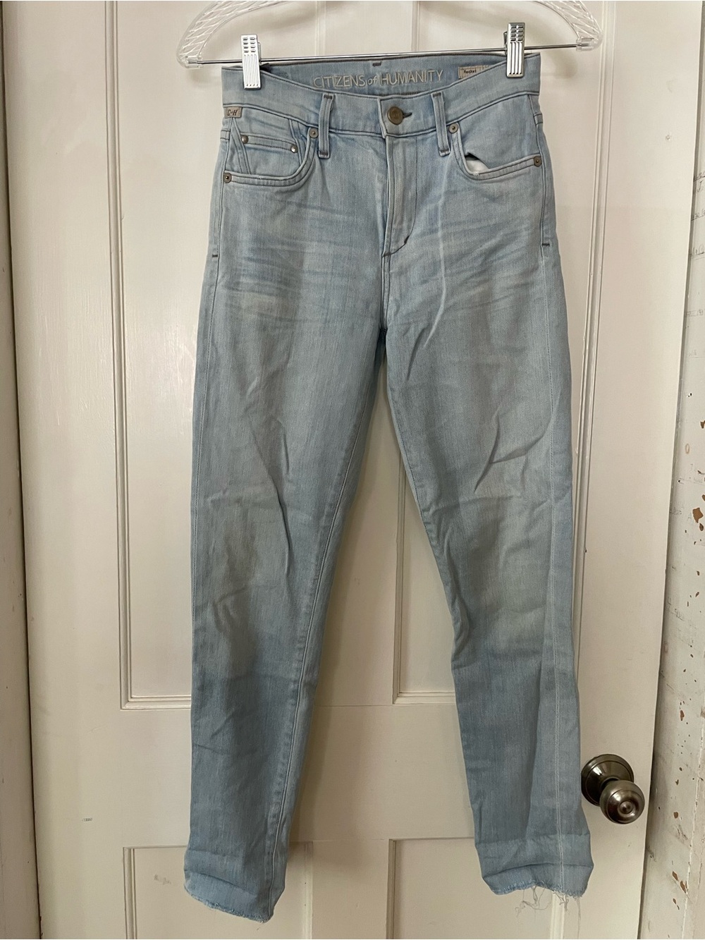 Citizens Of Humanity Light Blue High-Rise Skinny Jeans